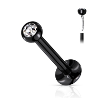 Piercing Push in 0,8x8 schwarz