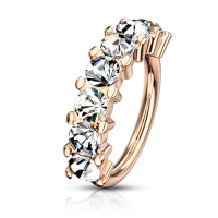 Piercing 7 Edelsteinlinie 0,8x8