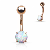 Piercing Opal Zinke rosa Farbe