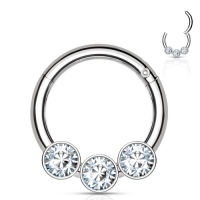 Piercing 3 Kristalle 1,2x8