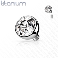 Dermal Top weißes Titan 1,2x2 mm