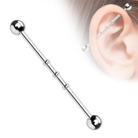 Industrial Piercing mit Einkerbung