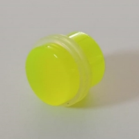 14 mm No Flared Glow in the Dark Plug grün