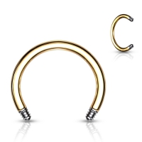 Ringe 8 mm / 1,2 mm Drahtstärke vergoldet