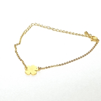 Armband klavertje 4 - goud
