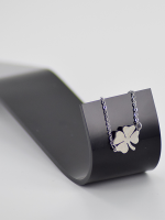 Armband klavertje 4 - Zilver