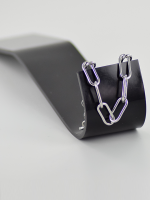 Armband ovales Kabel - Silber