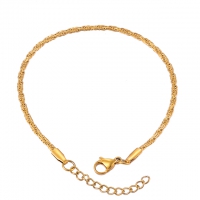 Elegantes glänzendes Armband - Gold