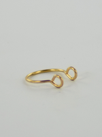 Fake piercing for oa septum, lip - goud