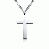 Halskette Kreuz silber