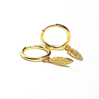 Oorring veer - Goud