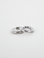 Oorringen basic 10mm - Zilver