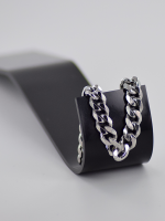 Zilverkleurige Roestvrij Stalen Armband 9mm