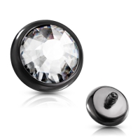 Dermal Top 4 mm schwarz 1,6 mm