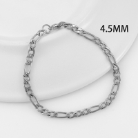Dünnes Gliederarmband - Silber
