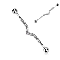 Industrielles Piercing V-Federwelle