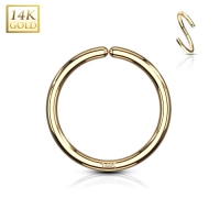Biegsamer Ring aus 14 Karat Gold, 1,2 x 8 mm