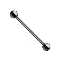 Industrial Piercing Titan schwarz 38 mm