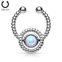 Fake Piercing Seil Opal