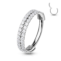 Hochwertiges Piercing, doppelt gefüttert, CNC, 8 mm