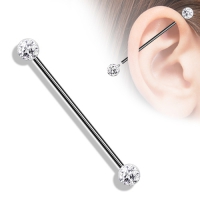 Industrial Piercing Ferido schwarz