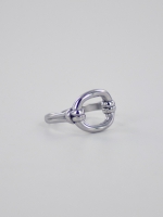 Grove ring - zilver