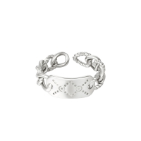 Ring mit Detail - Silber