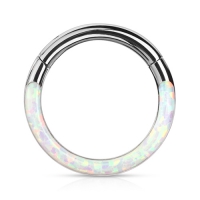 Piercing hochwertiger Opal Frontclicker 1,2x10
