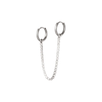 Doppelohrring Glamour - Silber