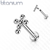 Piercing Titan Kugel Kreuz 1,2x8