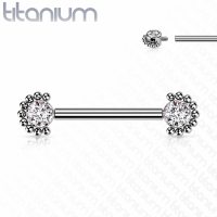 Brustwarzenpiercing Perlenrand