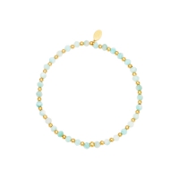 Armband mit blauen Perlen
