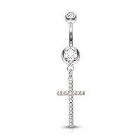 Bauchnabelpiercing Anhänger Kreuz