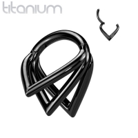 Titan mit dreifachen Chevron-Reifen 8 mm schwarz