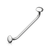 Piercing endet 45 Grad flache Scheibe