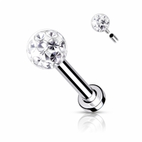 Piercing Ferido Epoxid weiß 8mm