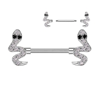 Piercing Schlangenenden