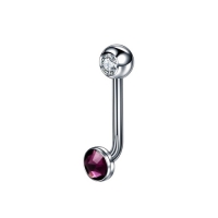 Piercing Titan lila 1,6x11