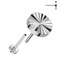 Piercing-Stoß in graviertem Kreis 1,2x6