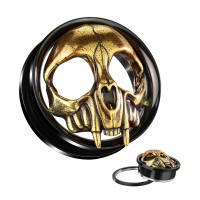 16 mm Schraubpassung mm Schraubpassung Gold Totenkopf