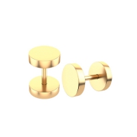 1,2 mm Stecker 8 mm Gold (2 Stück)