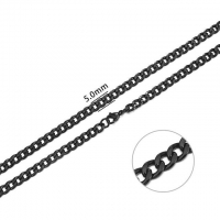 Gliederkette 5mm - schwarz