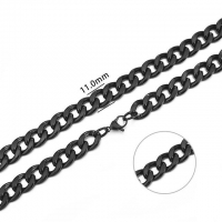Gliederkette 11mm - schwarz