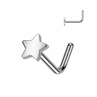 Nasenpiercing Stern L-Bogen