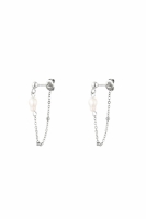 Ohrring mit Perle - Silber