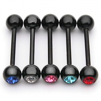 Vorteilsset Piercings 5er Pack Schwarz
