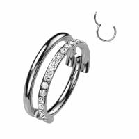 High Quality titanium clicker open double lined