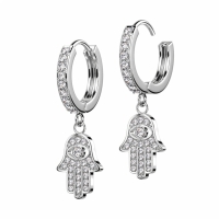 Ohrringe mit Hamsa-Anhänger