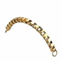 Kettenverbinder Box 30mm gold