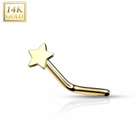 14kt Piercing Stern L-Bogen